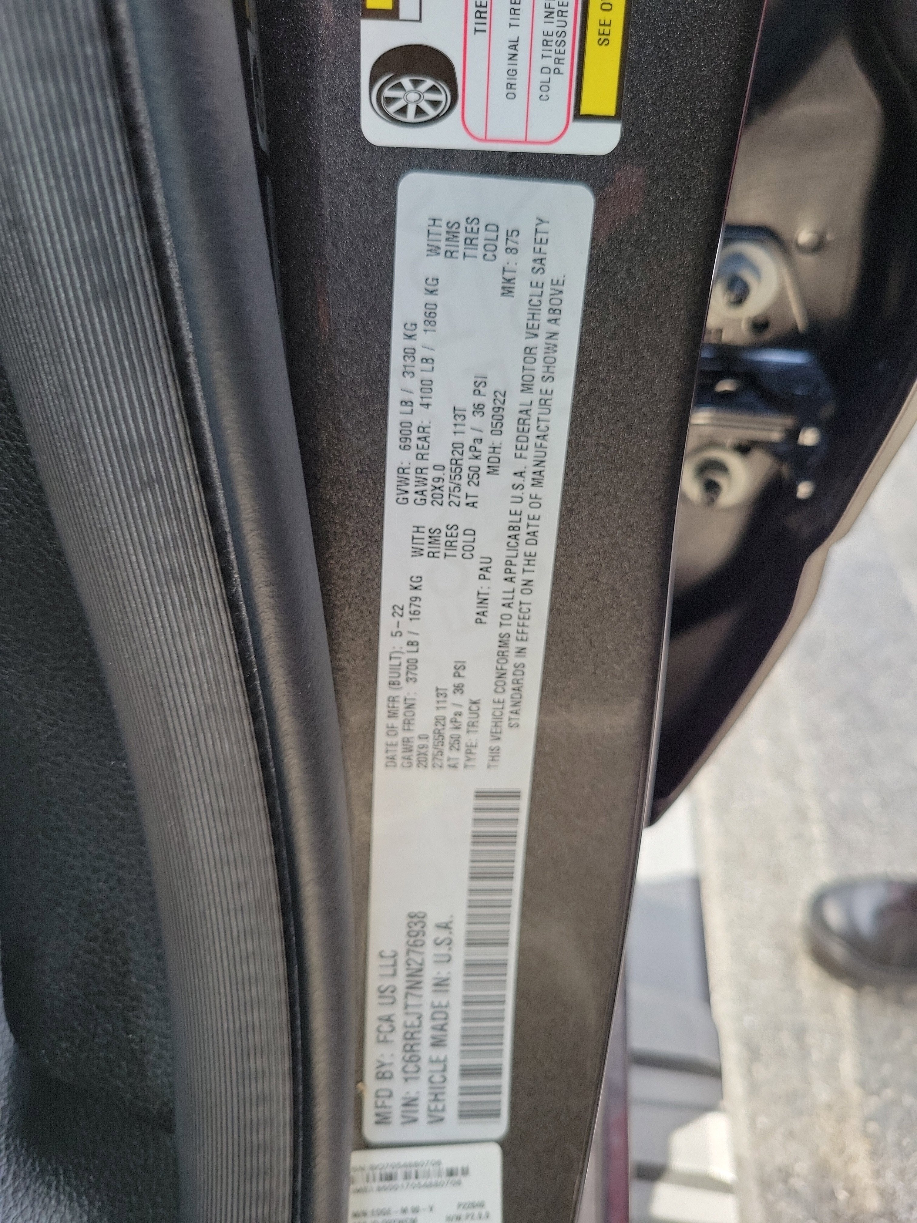 2022 RAM 1500 Laramie