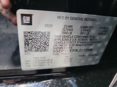 2020 Chevrolet Silverado 1500 Custom Trail Boss