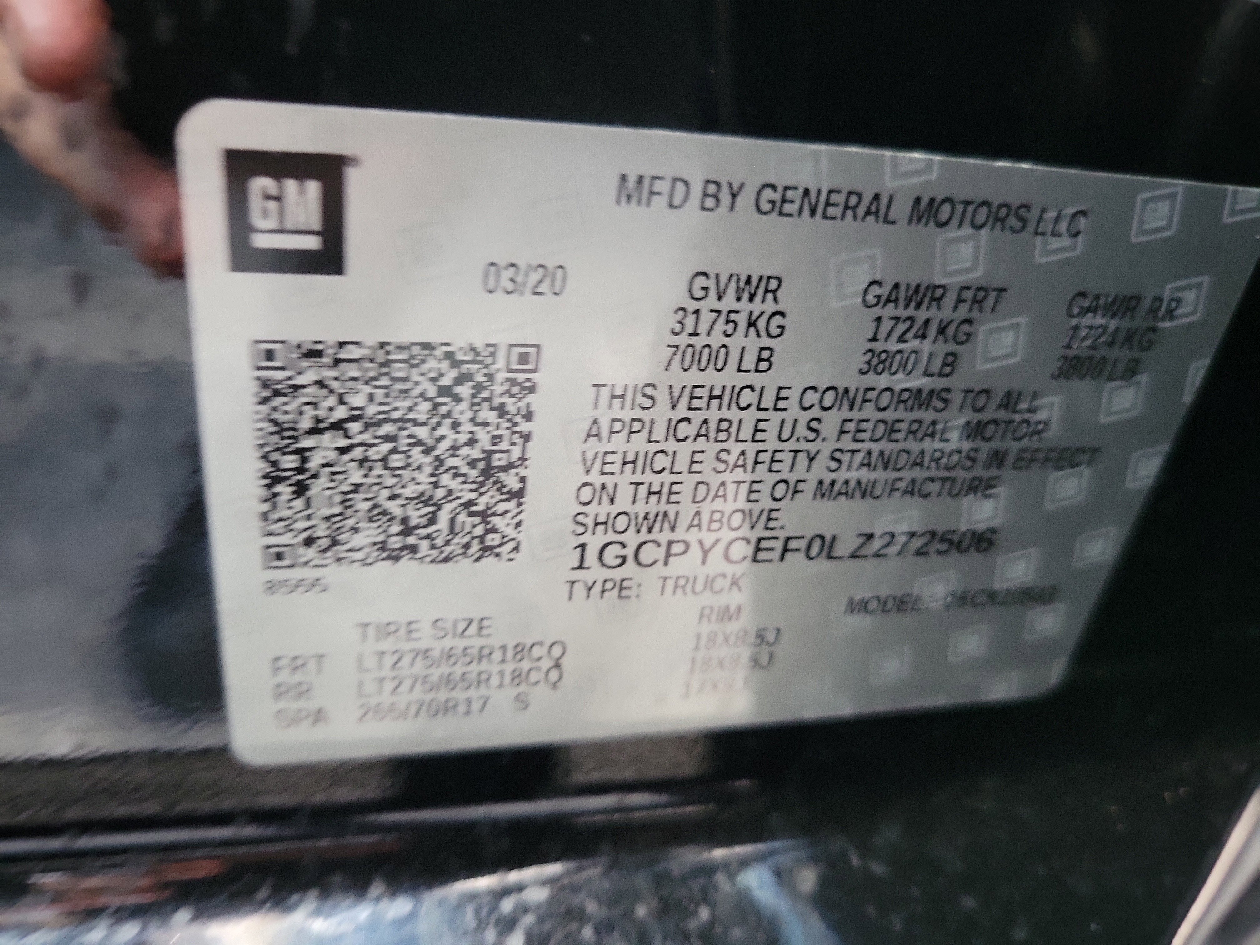 2020 Chevrolet Silverado 1500 Custom Trail Boss