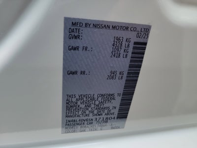 2025 Nissan Altima SV