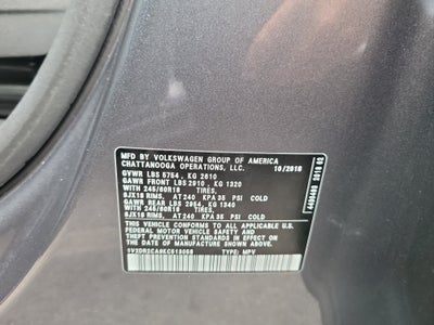 2019 Volkswagen Atlas 3.6L V6 SE