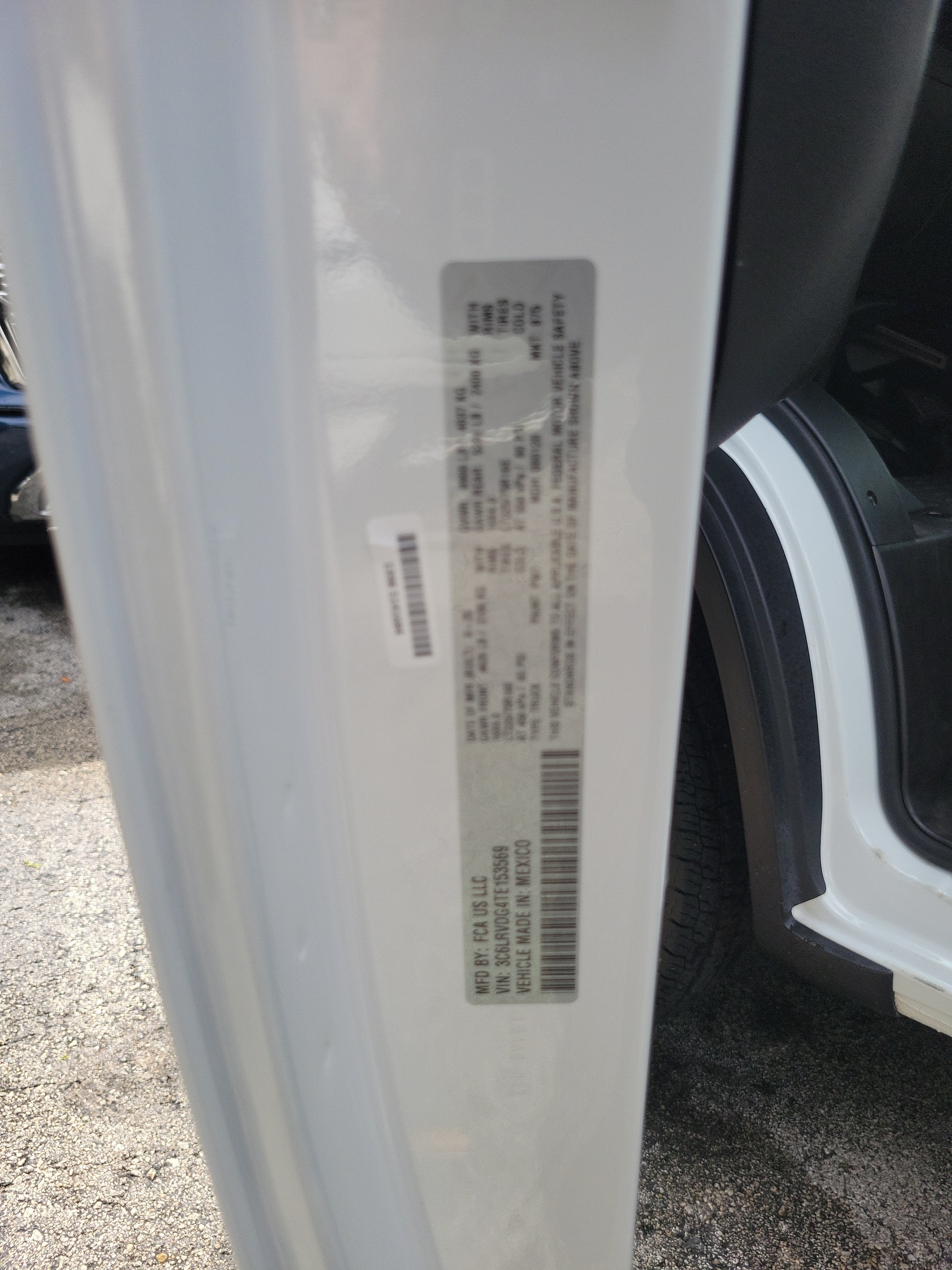 2026 RAM ProMaster Cargo Van Tradesman