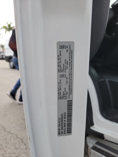 2025 RAM ProMaster Cargo Van Tradesman