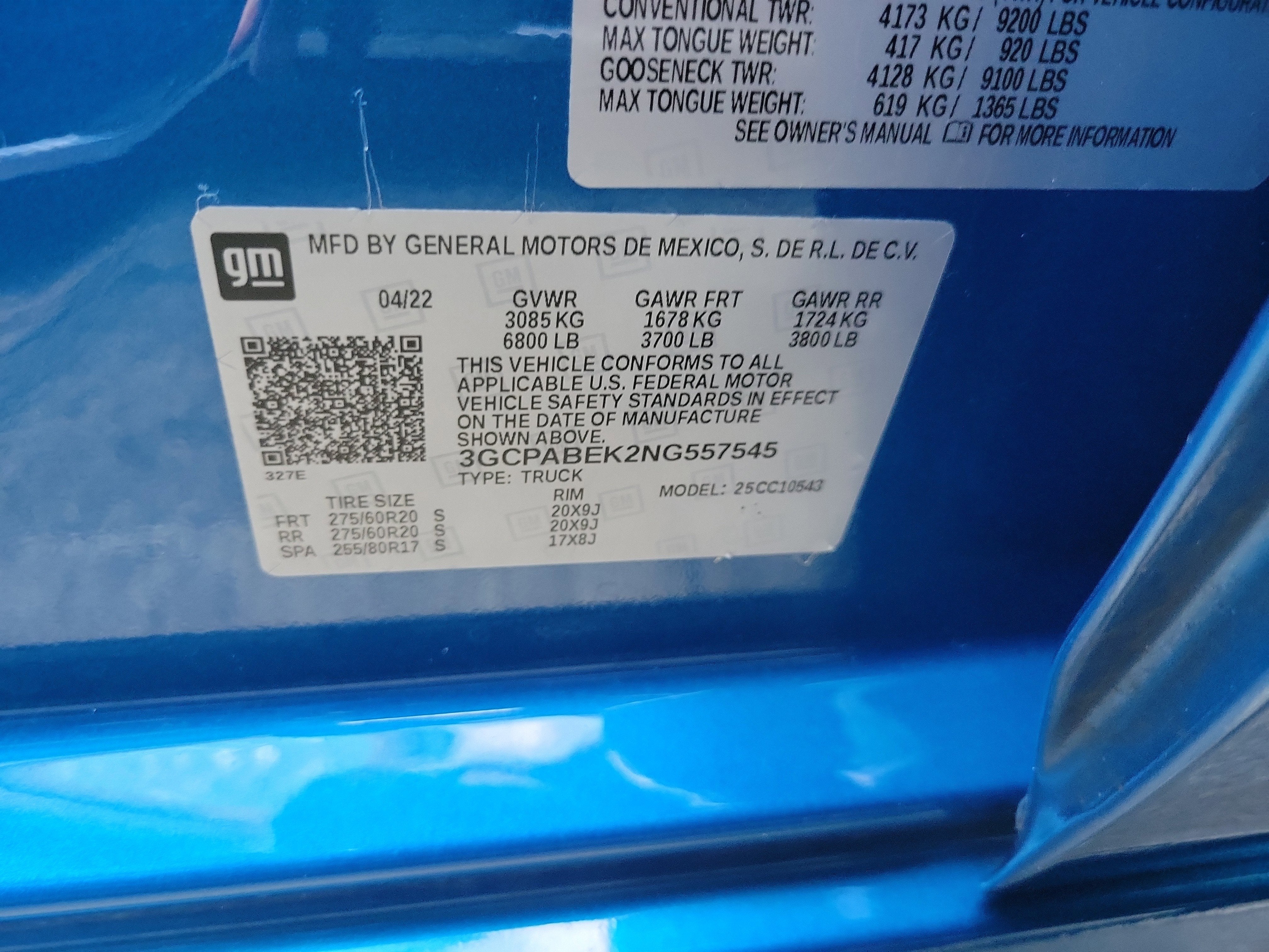 2022 Chevrolet Silverado 1500 Custom