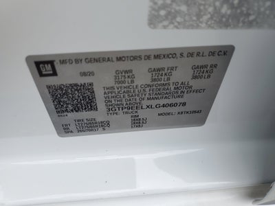 2020 GMC Sierra 1500 AT4