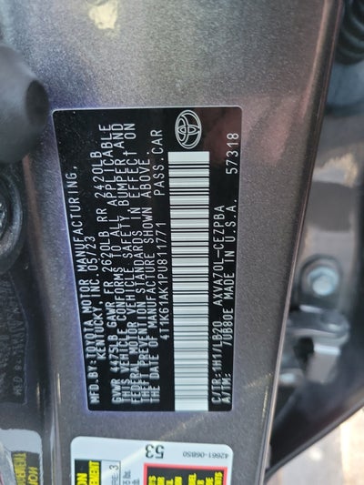 2023 Toyota Camry XSE