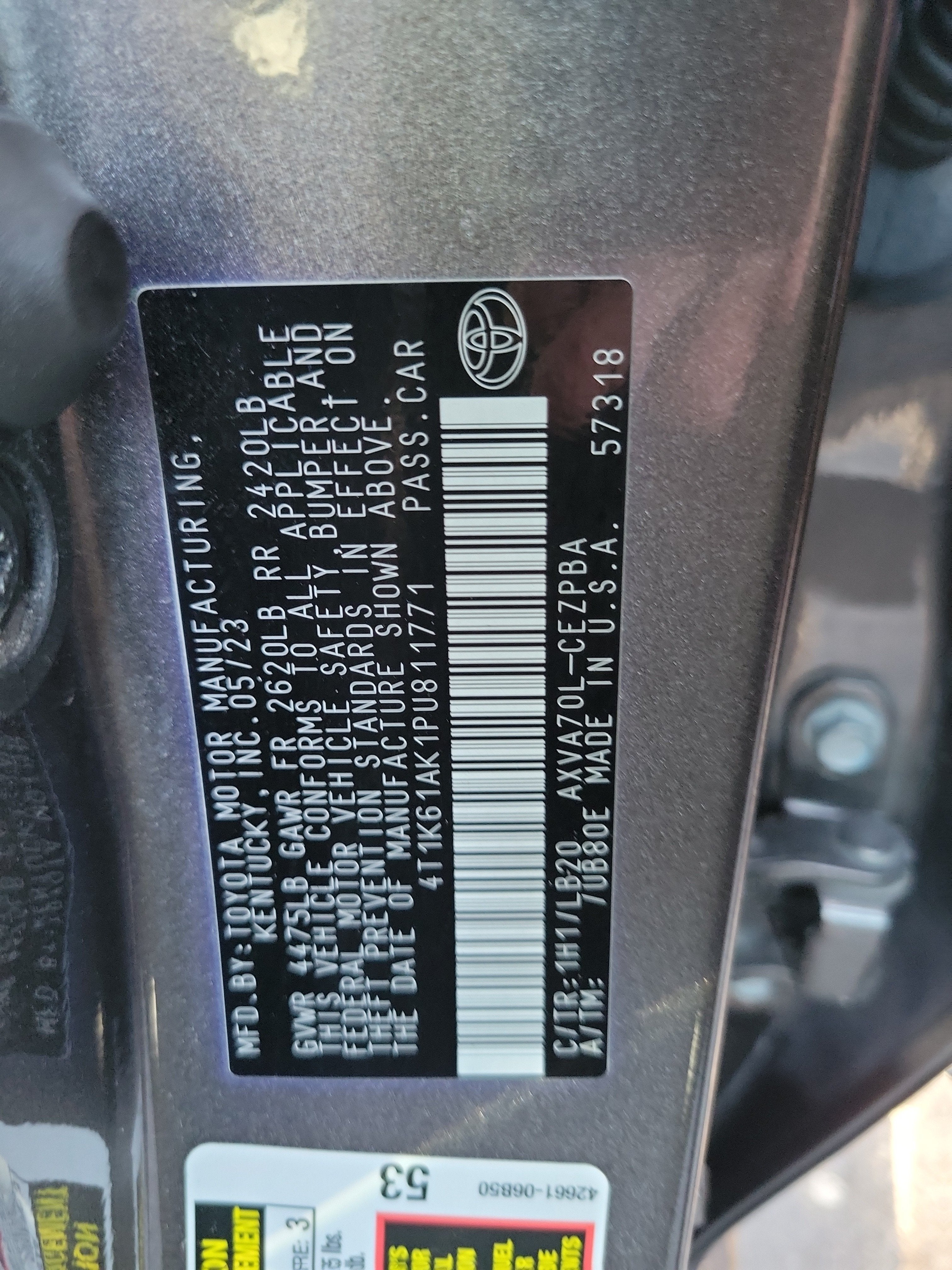 2023 Toyota Camry XSE