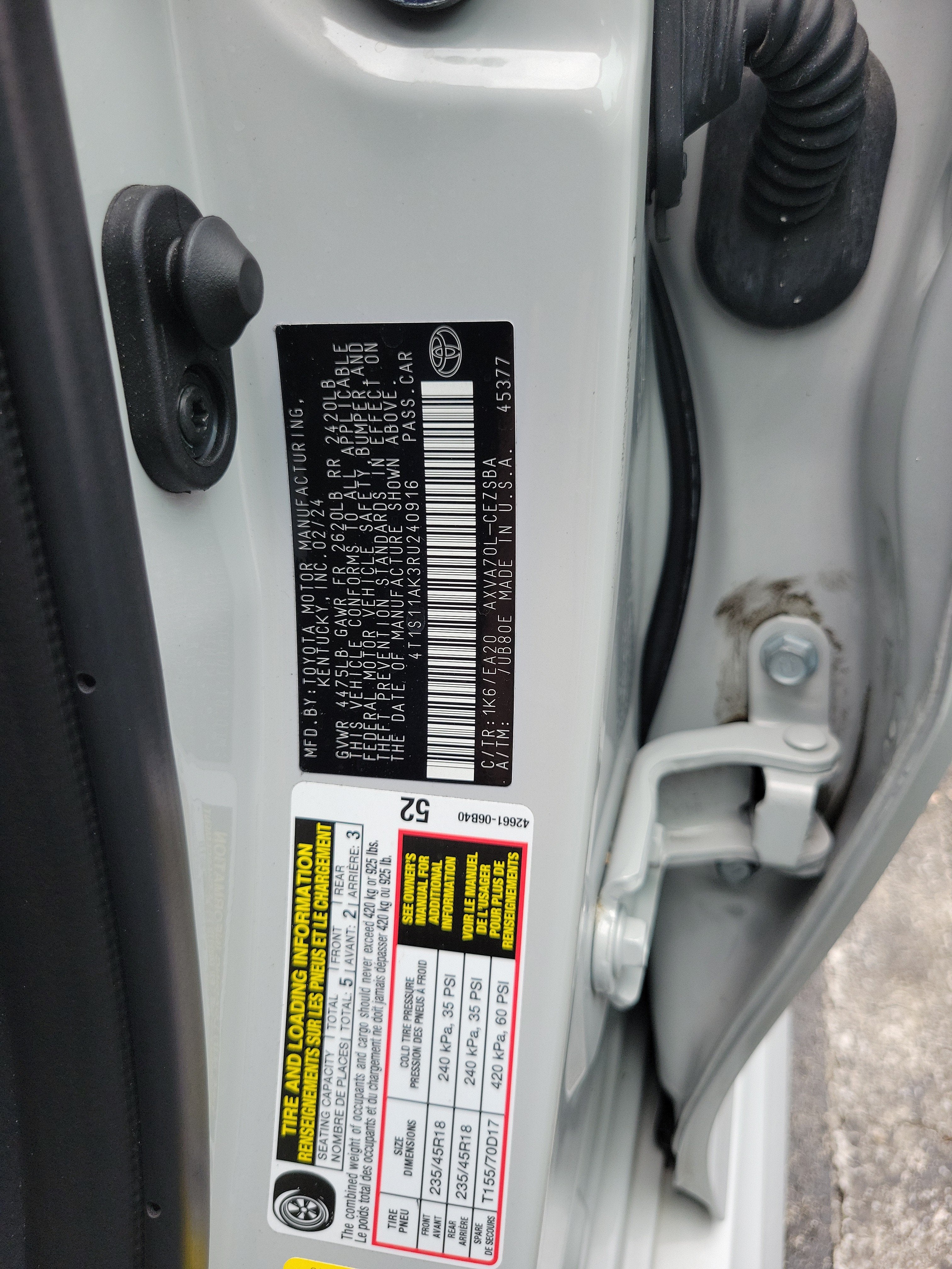 2024 Toyota Camry SE