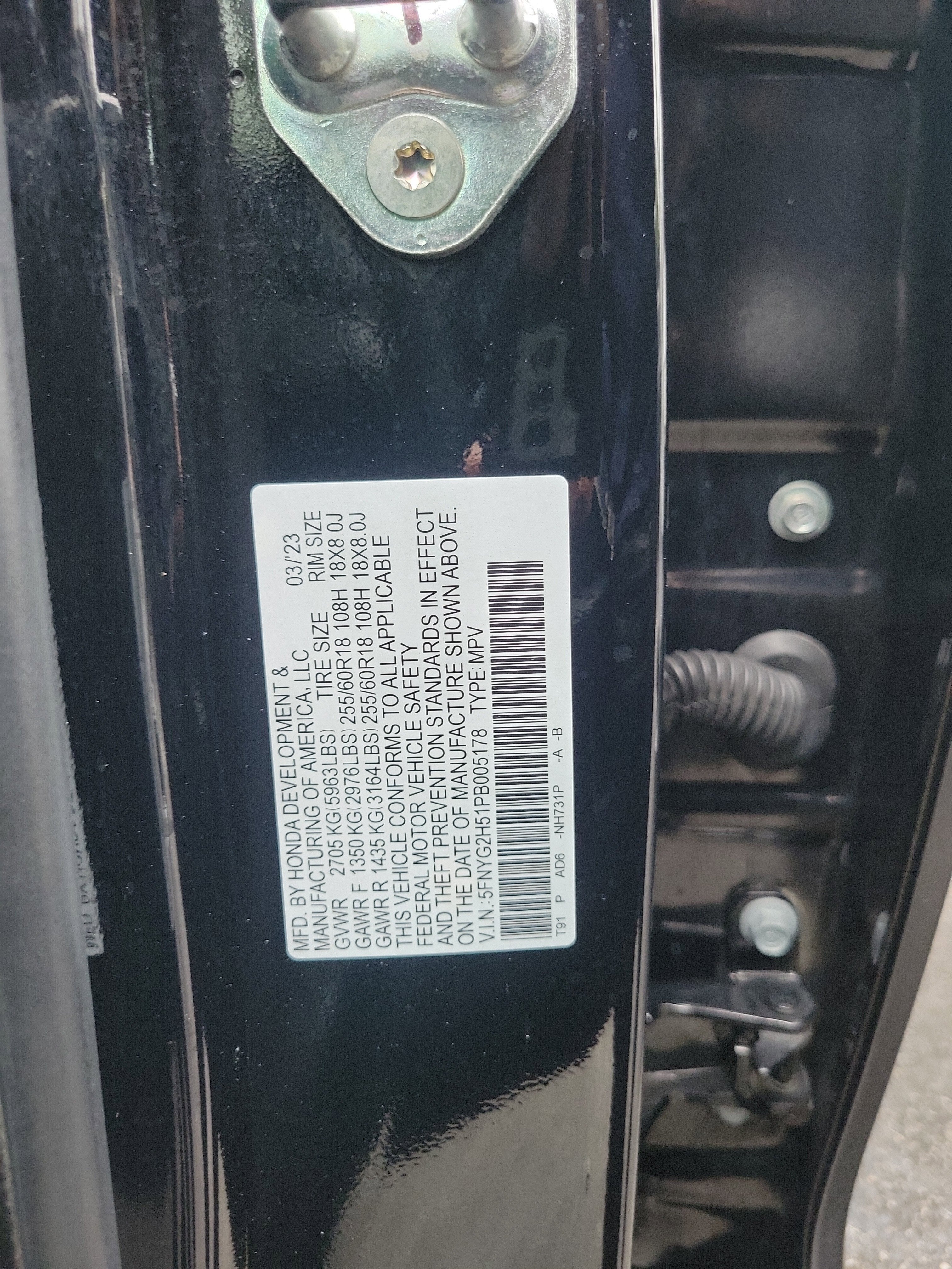 2023 Honda Pilot EX-L 7 Passenger