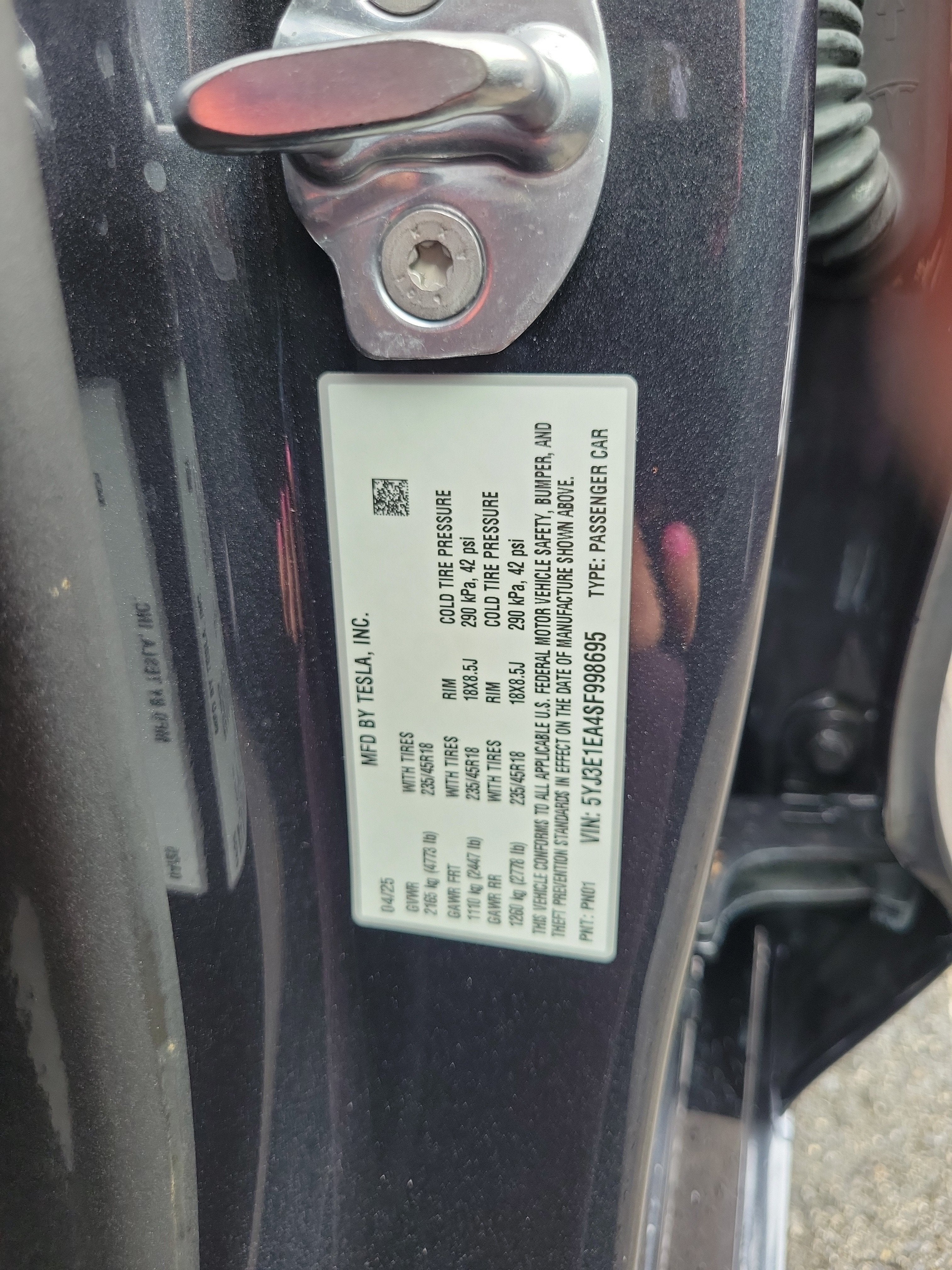 2025 Tesla Model 3 Long Range