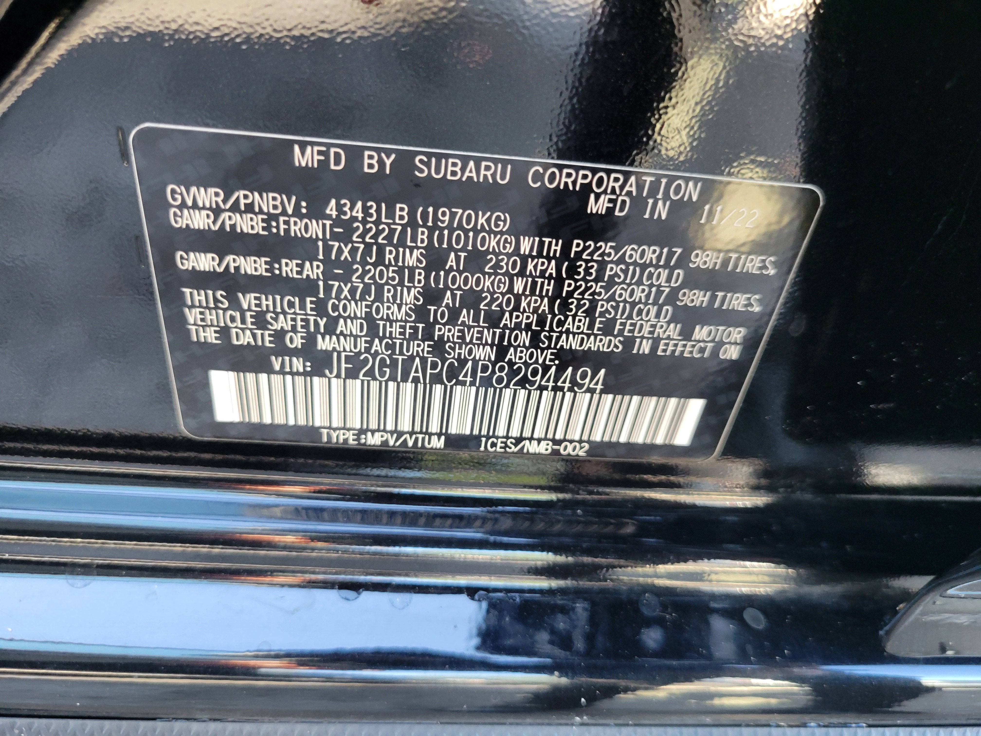 2023 Subaru Crosstrek Premium