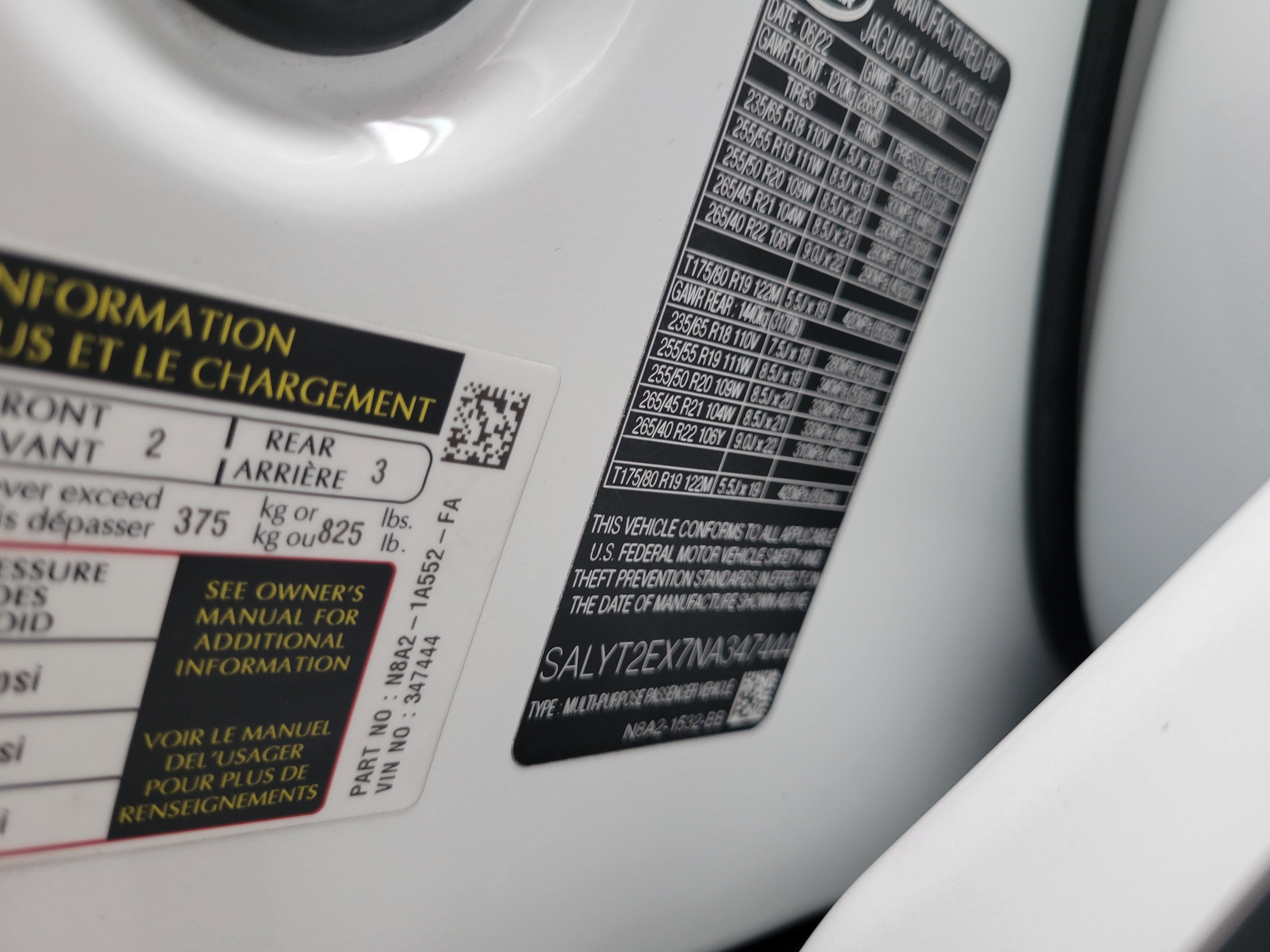 2022 Land Rover Range Rover Velar R-Dynamic S