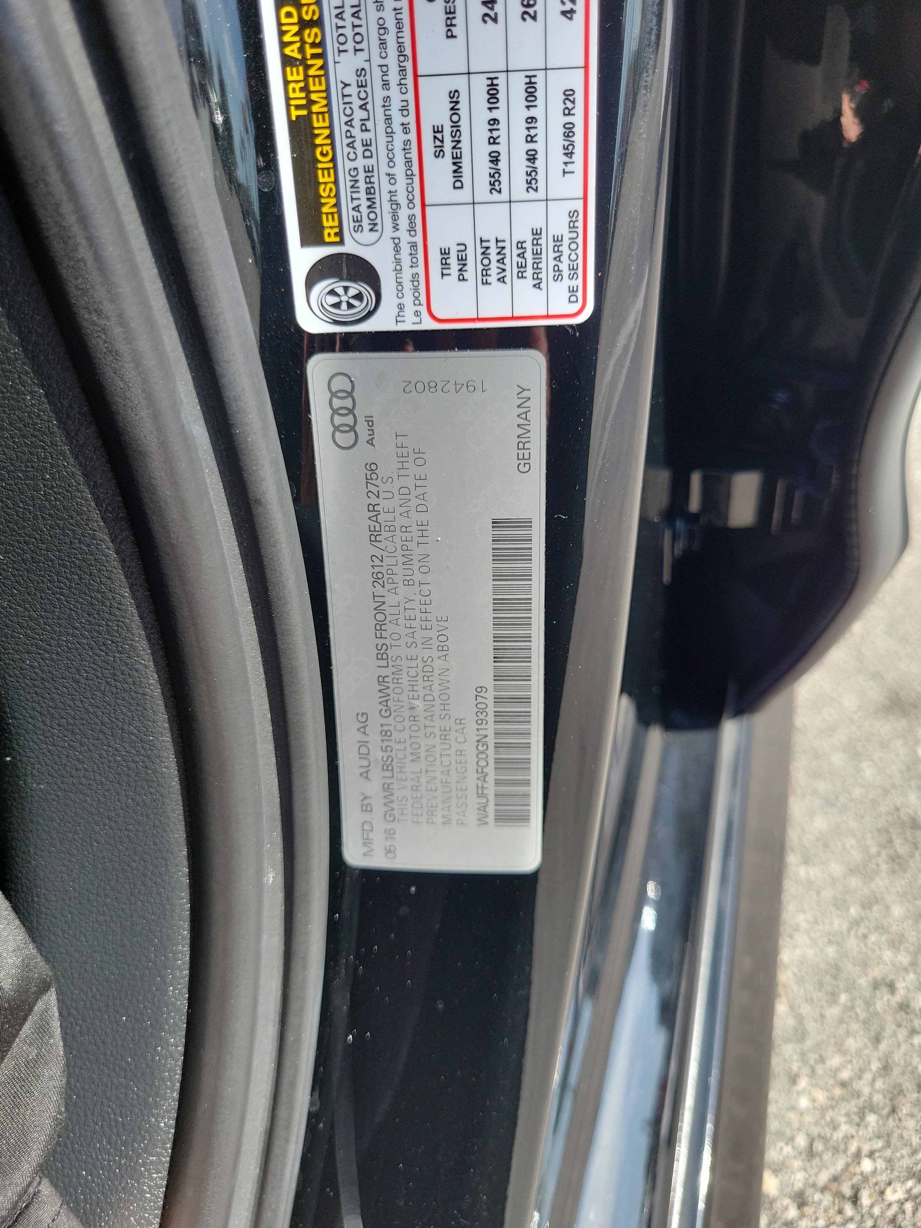 2016 Audi A6 2.0T Premium