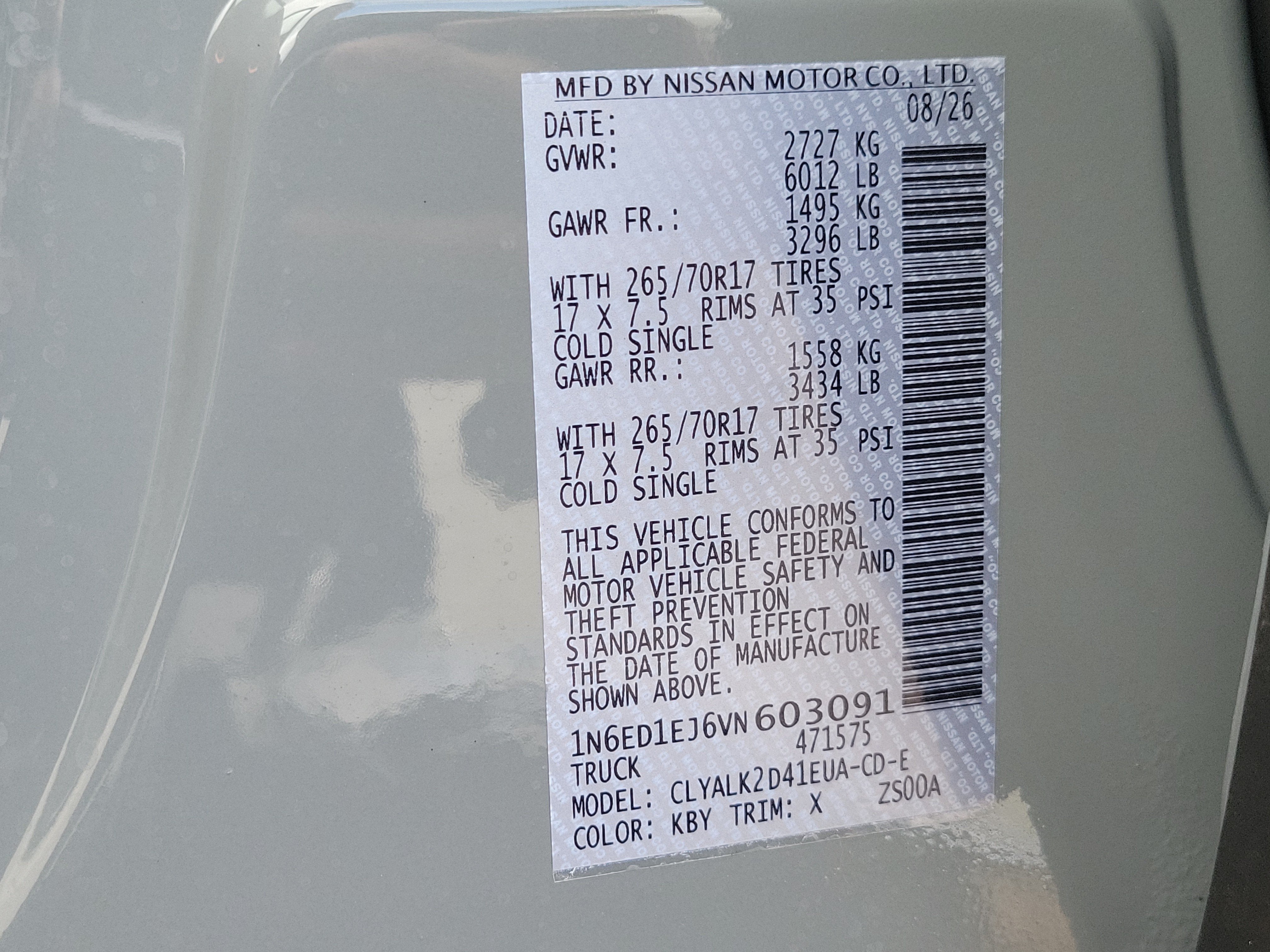 2027 Nissan Frontier Crew Cab PRO-X®