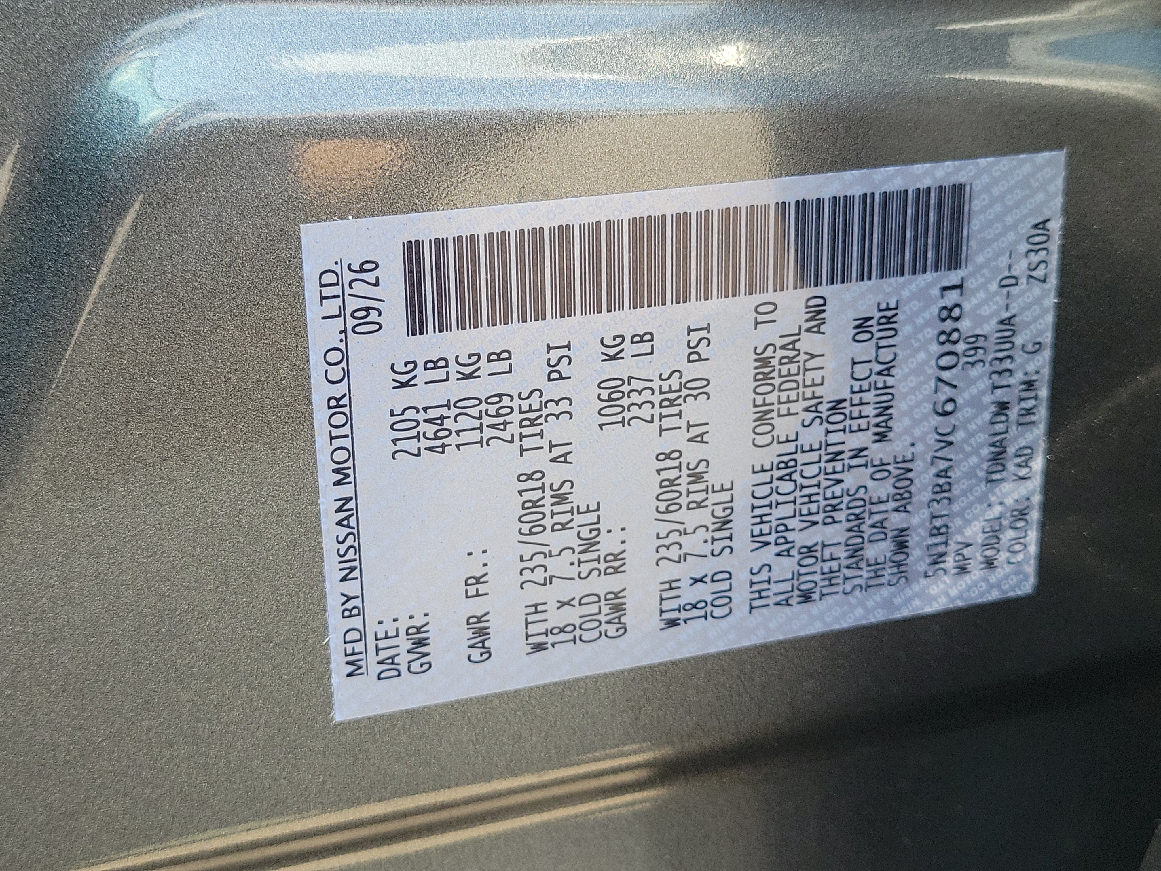 2027 Nissan Rogue SV