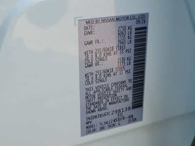 2026 Nissan Pathfinder SV