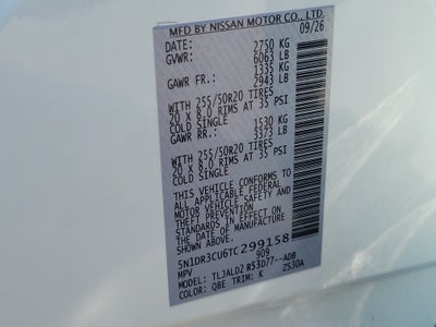 2026 Nissan Pathfinder SL