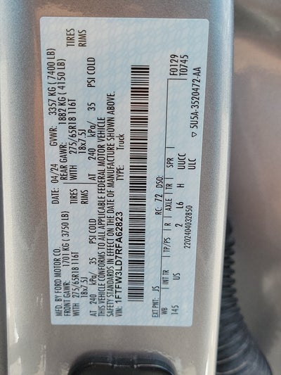 2024 Ford F-150 XLT 4WD