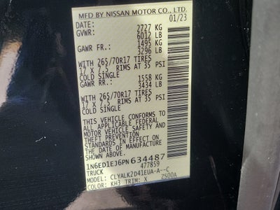 2023 Nissan Frontier PRO-X