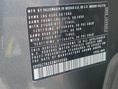 2025 Volkswagen Taos S