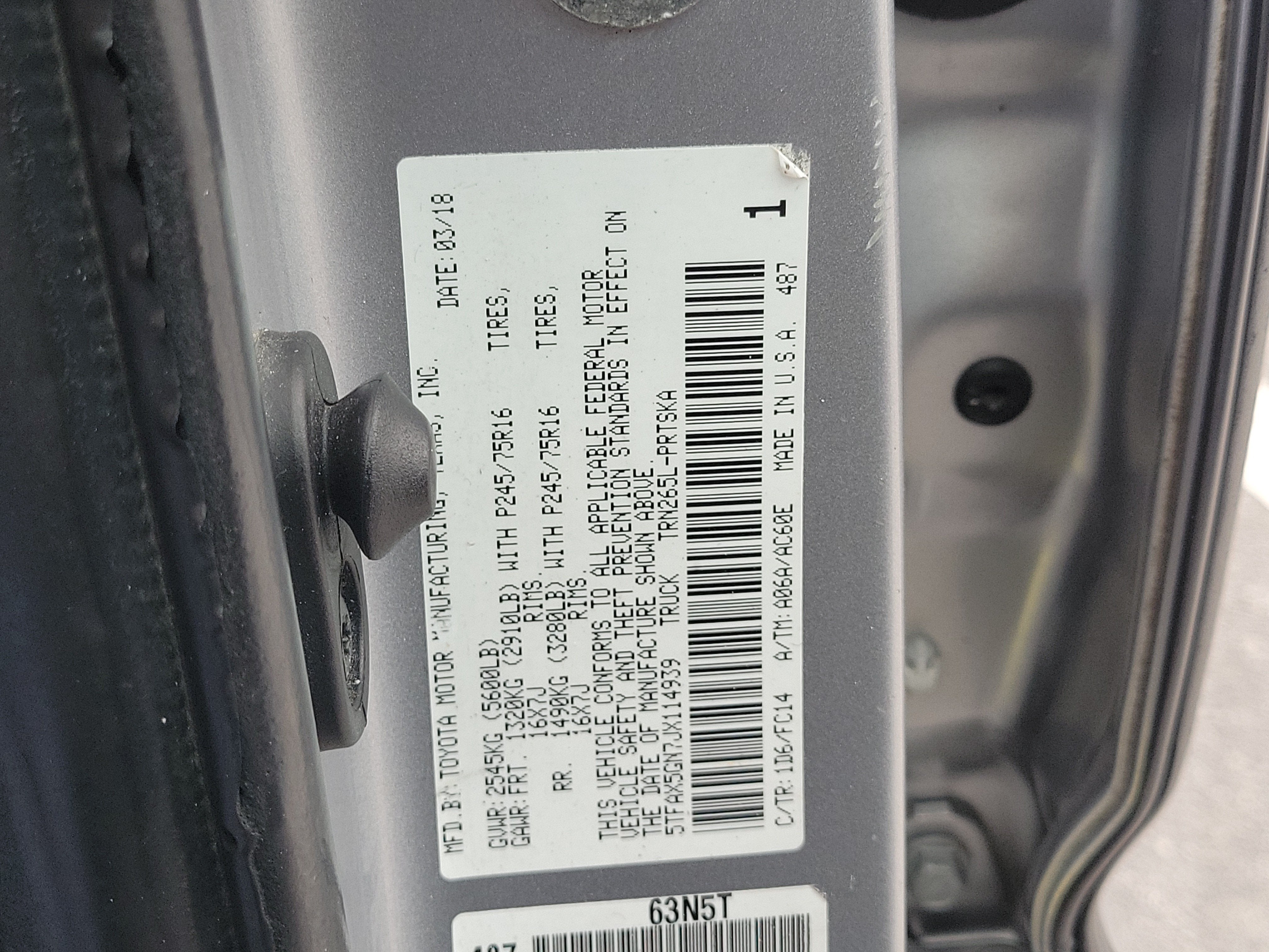 2018 Toyota Tacoma SR5