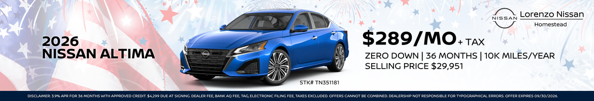 2026 Nissan Altima SV
