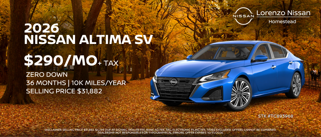 2026 Nissan Altima SV