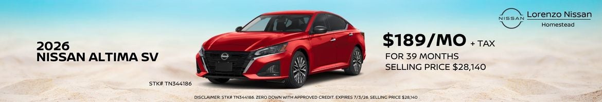 2026 Nissan Altima SV