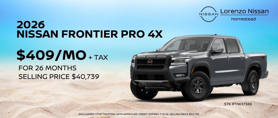 2026 Nissan Frontier