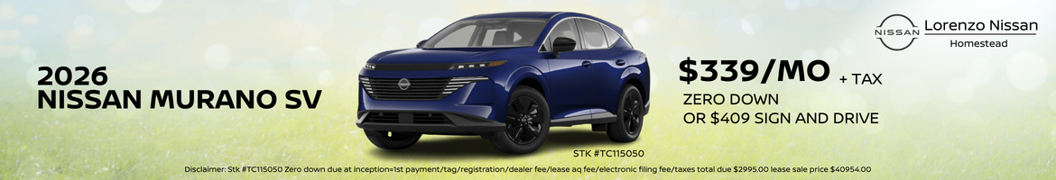 2026 NISSAN MURANO SV