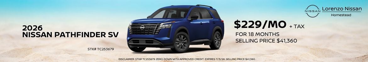 2026 Nissan Pathfinder SV