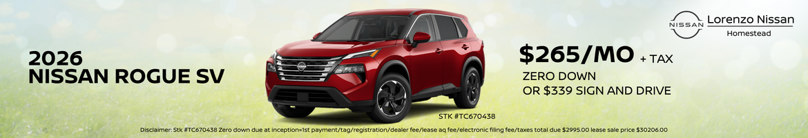 2026 NISSAN ROGUE SV