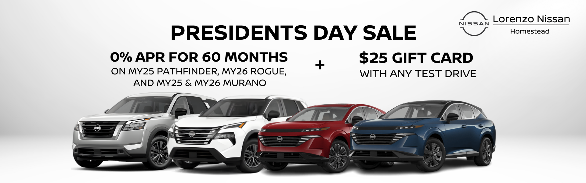 PRESIDENTS DAY SALE