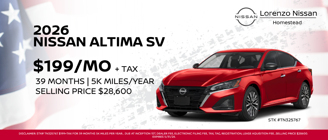 2026 Nissan Altima SV