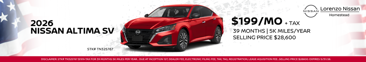 2026 Nissan Altima SV
