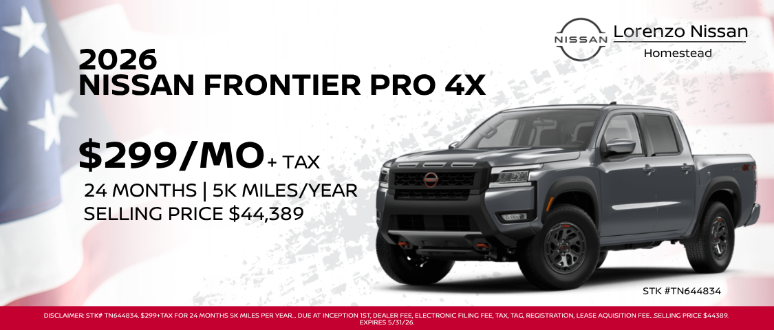 2026 Nissan Frontier PRO-4X