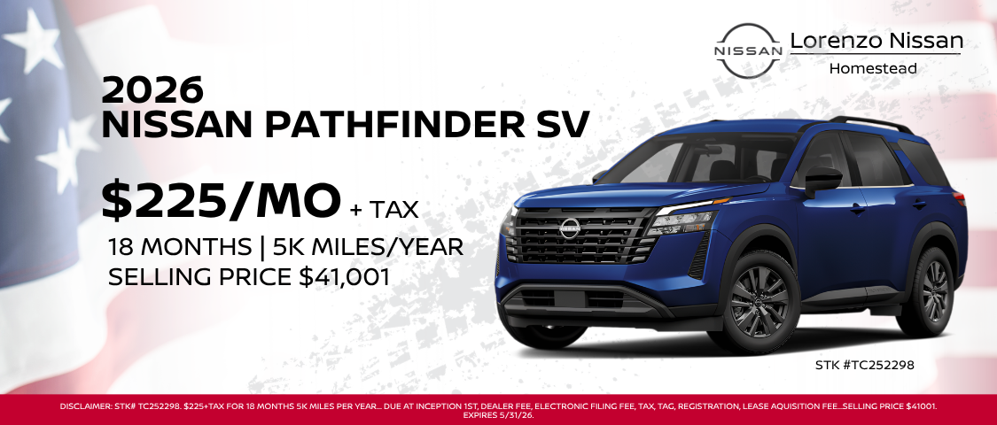 2026 Nissan Pathfinder SV