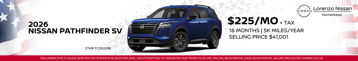 2026 Nissan Pathfinder SV