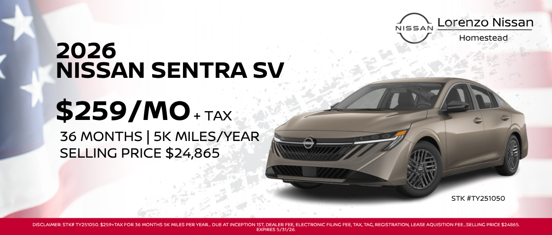 2026 Nissan Sentra SV