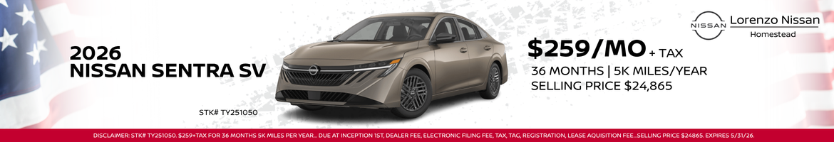 2026 Nissan Sentra SV